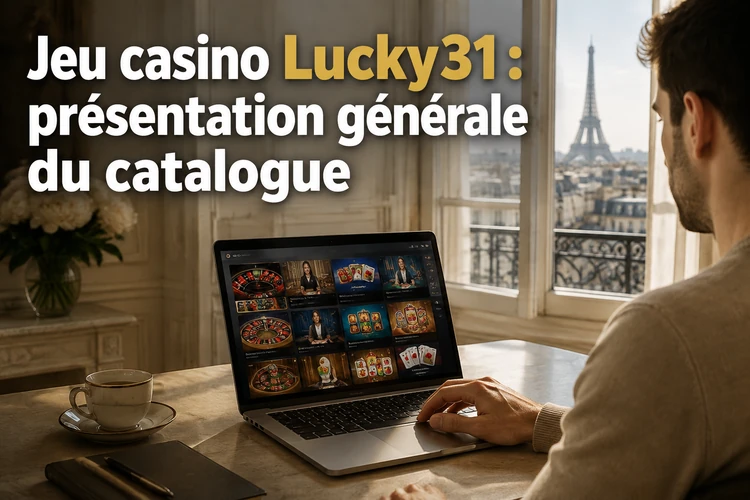 Jeu casino Lucky31: présentation générale du catalogue