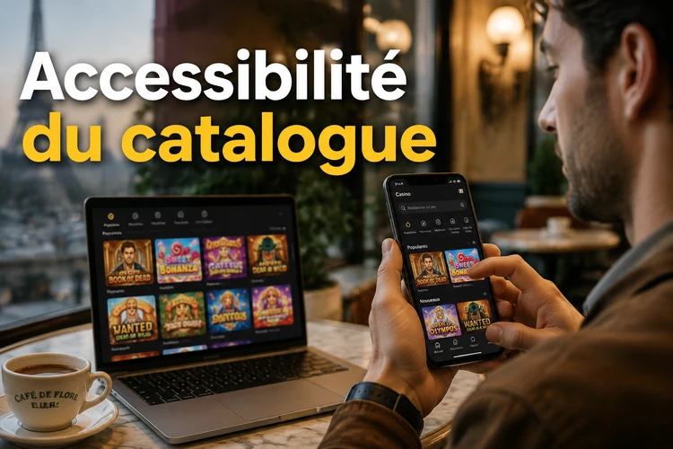 Accessibilité du catalogue