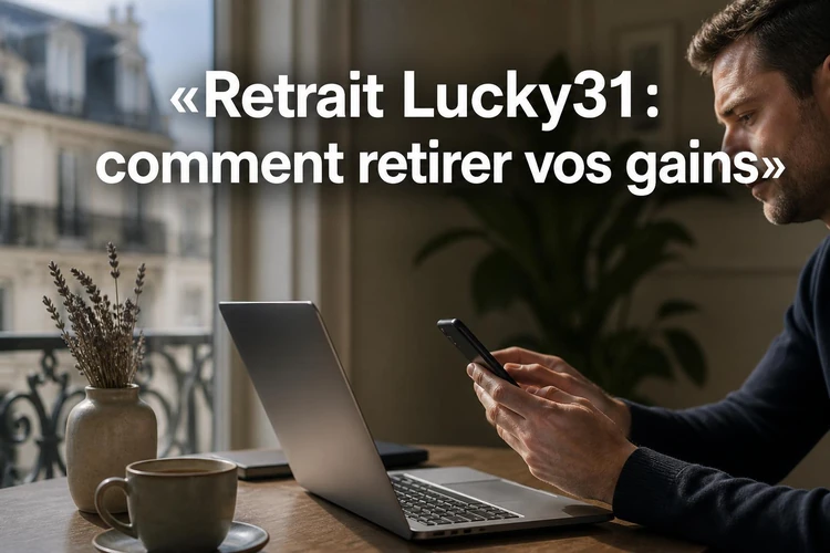 Retrait Lucky31: comment retirer vos gains